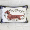 Long Haired Dachshund Pillow Cover