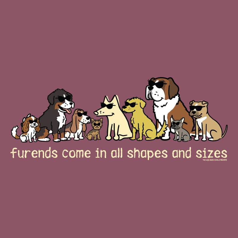 Furends Come in All Shapes and Sizes - Classic Tee