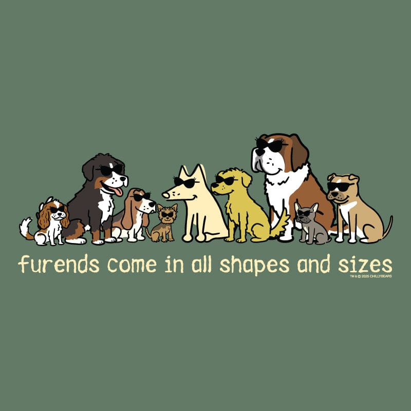 Furends Come in All Shapes and Sizes - Classic Tee