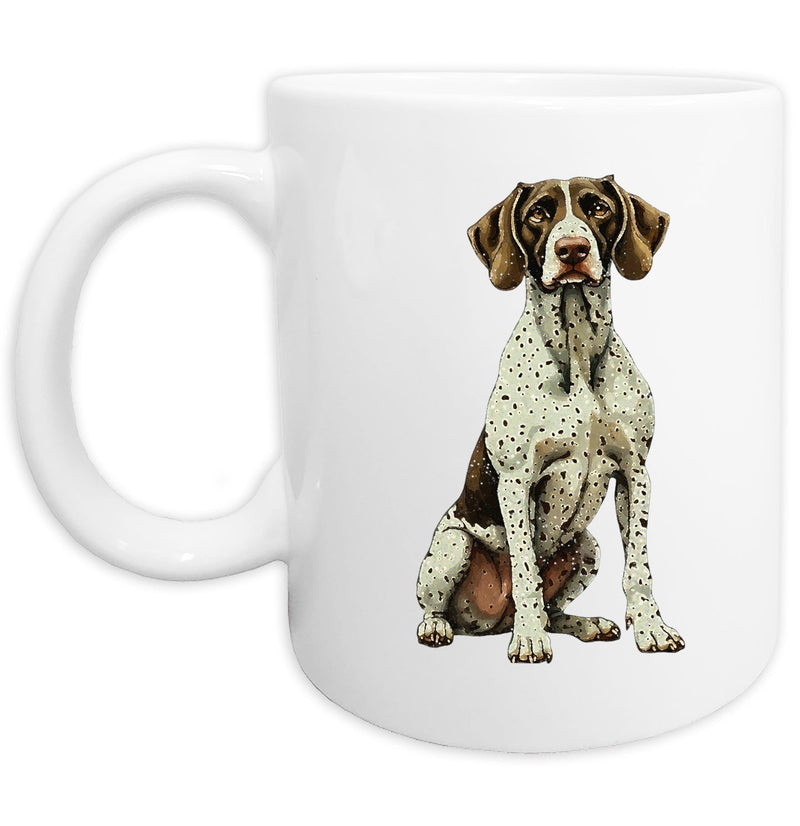 German Shorthaired Pointer Watercolor - Ceramic Mug