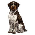 German Wirehaired Pointer Watercolor - Ceramic Mug