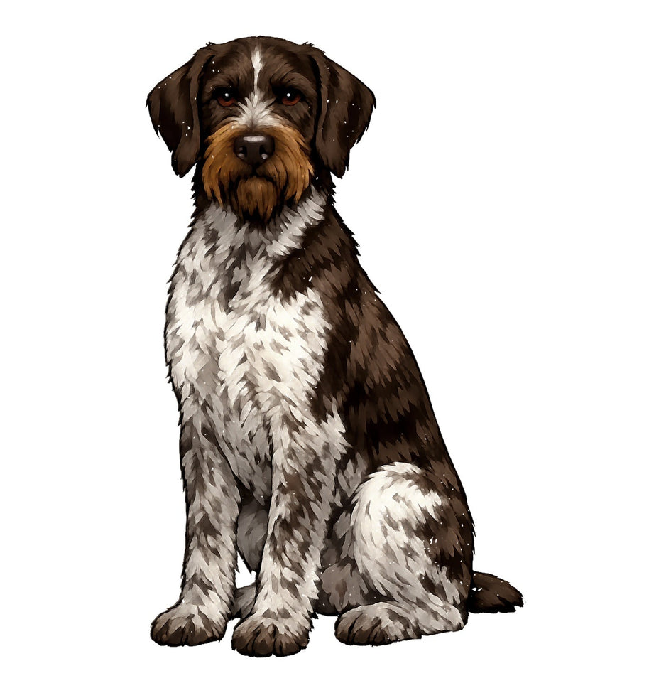 German Wirehaired Pointer Watercolor - Ceramic Mug