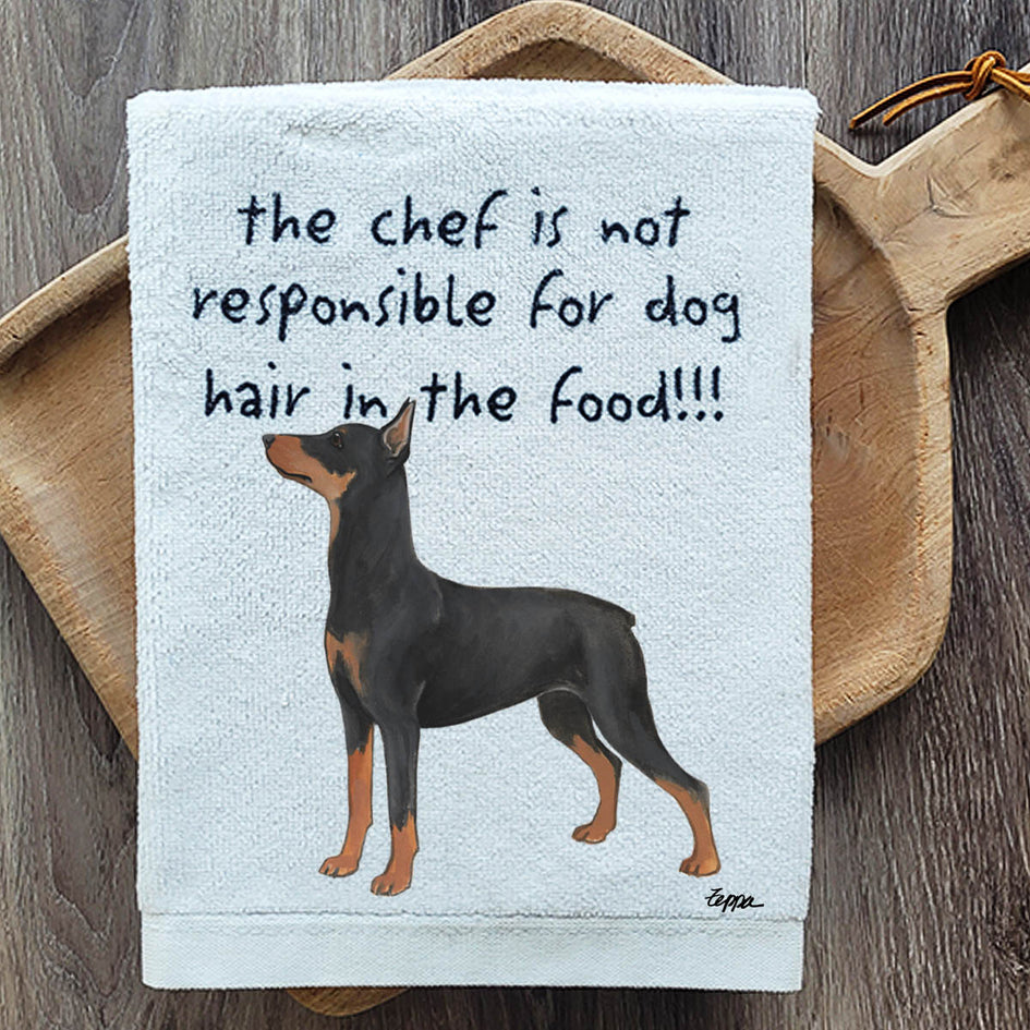 German Pinscher  Dish Towel