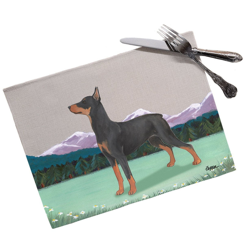 German Pinscher  Scenic Placemats
