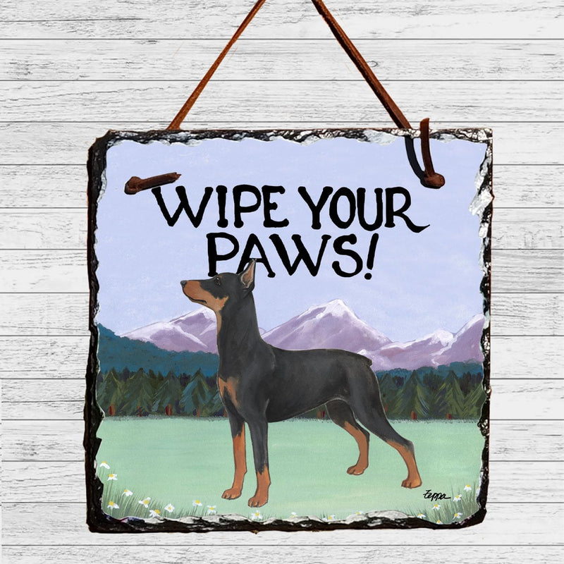 German Pinscher  Slate Sign