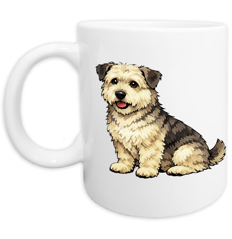 Glen of Imaal Terrier Watercolor - Ceramic Mug
