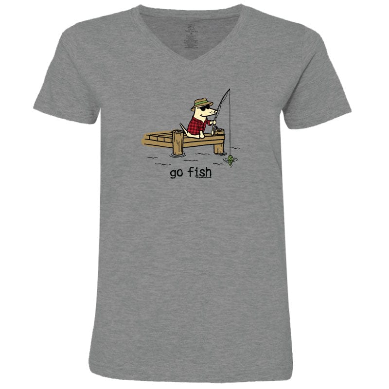 Go Fish - Ladies T-Shirt V-Neck