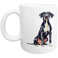 Great Dane Watercolor - Ceramic Mug