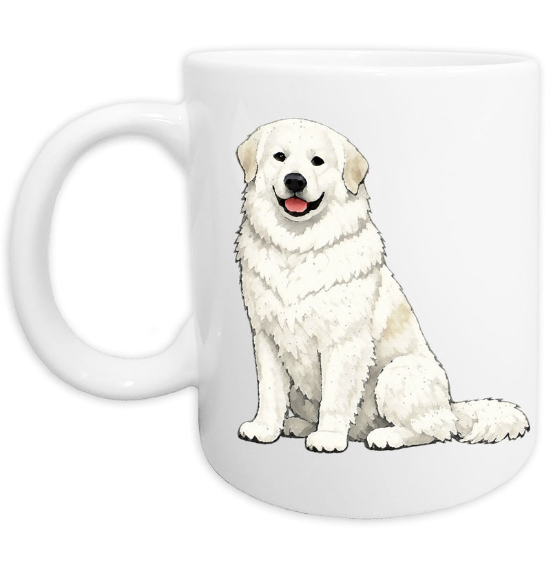 Great Pyrenees Watercolor - Ceramic Mug