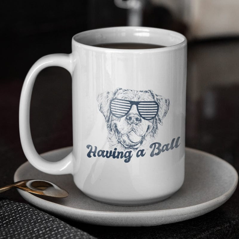 Having a Ball - Large Coffee Mug