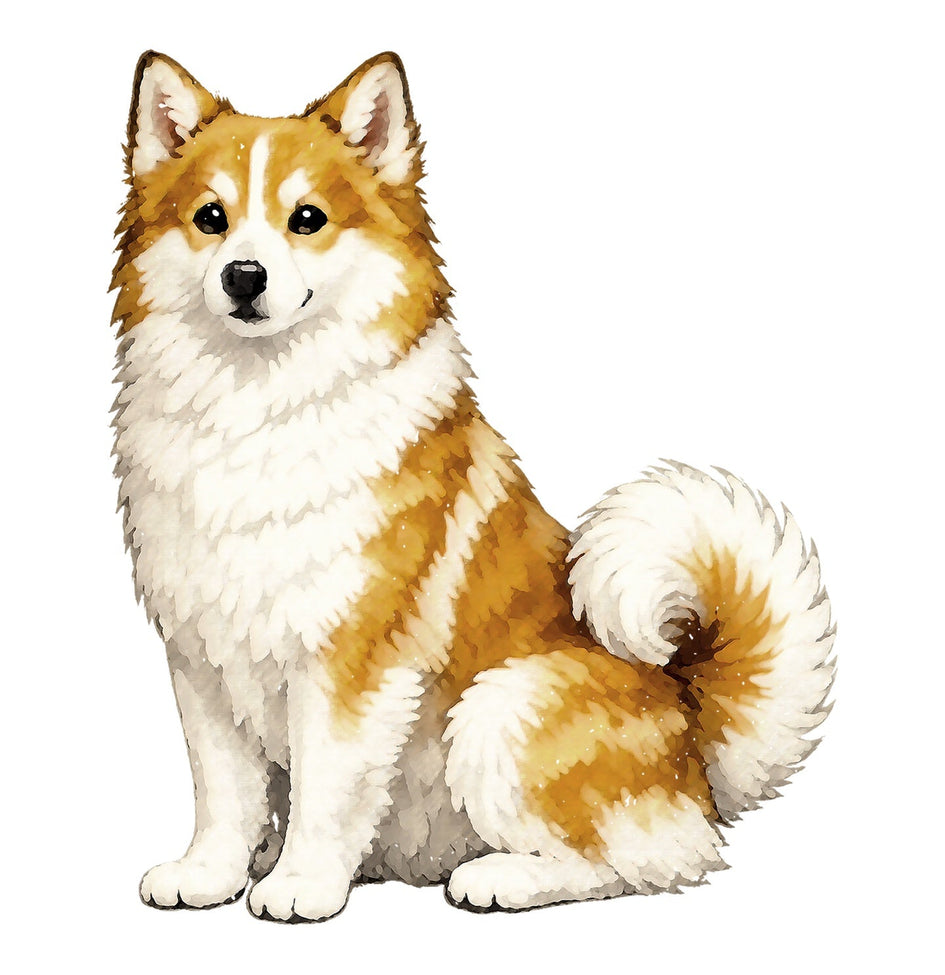Icelandic Sheepdog Watercolor - Ceramic Mug