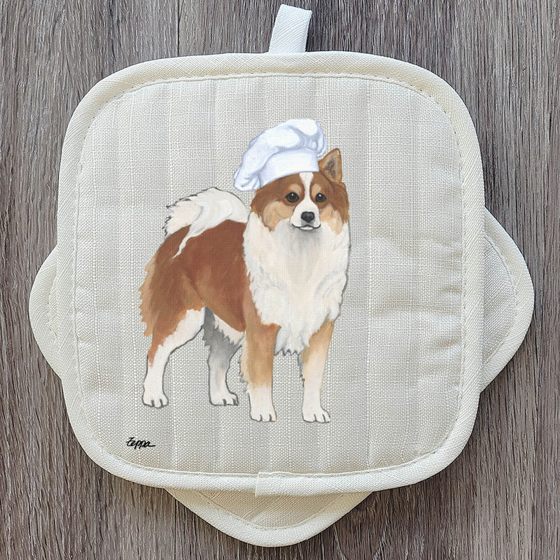 Icelandic Sheepdog Pot Holder Set