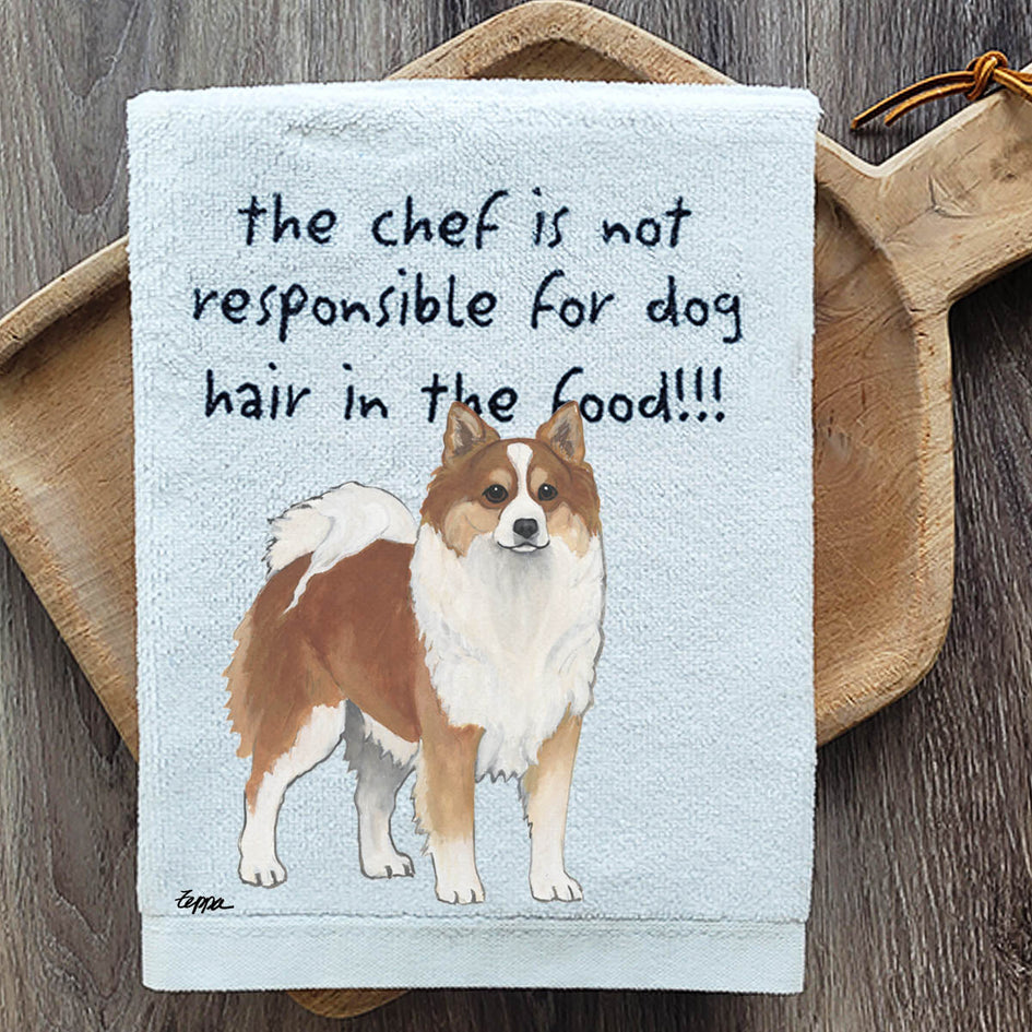 Icelandic Sheepdog Dish Towel
