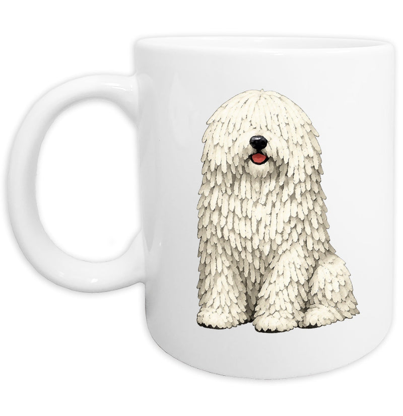 Komondor Watercolor - Ceramic Mug