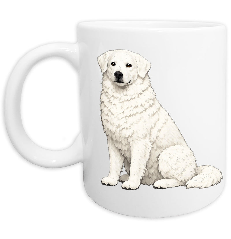 Kuvasz Watercolor - Ceramic Mug