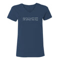Life Happens Dogs Help - Ladies T-Shirt V-Neck