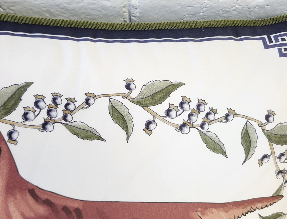 Long Haired Dachshund Pillow Cover