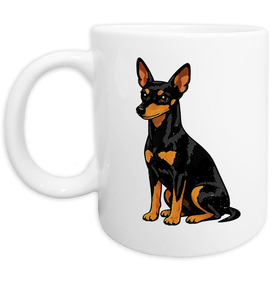 Manchester Terrier Watercolor - Ceramic Mug