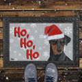 Manchester Terrier Holiday Welcome Mat