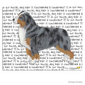 Miniature American Shepherd Cutting Board
