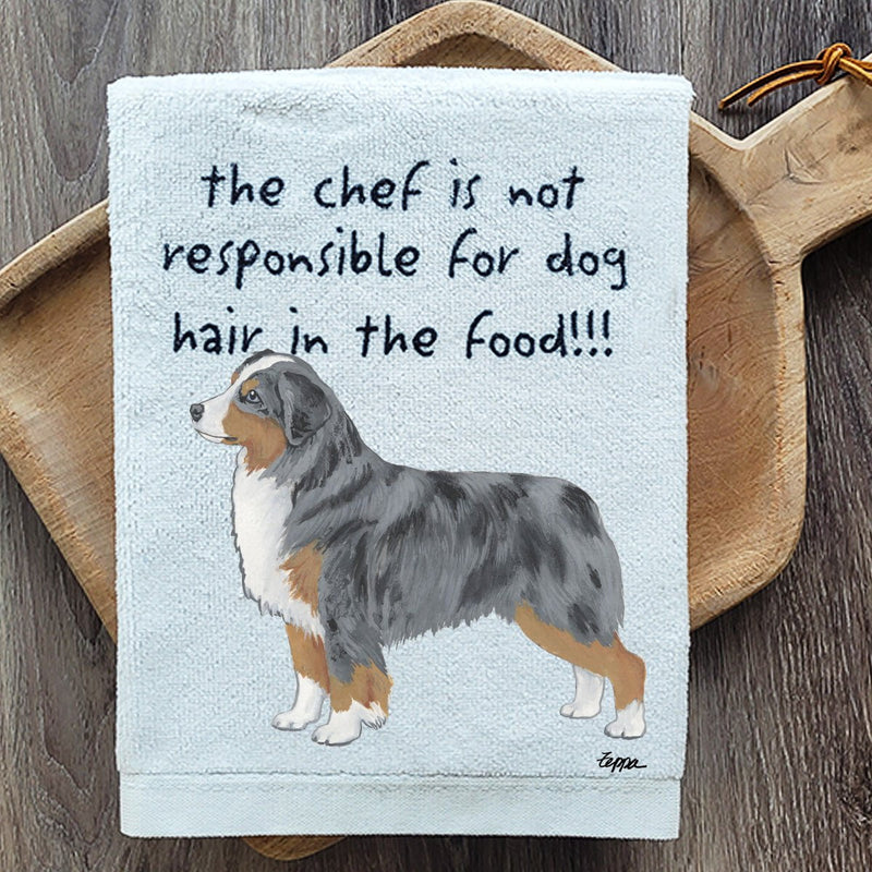 Miniature American Shepherd Dish Towel