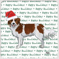 Nederlandse Kooikerhandje "Happy Howlidays" Coaster