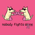 Nobody Fights Alone - Ladies T-Shirt V-Neck