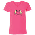 Nobody Fights Alone - Ladies T-Shirt V-Neck