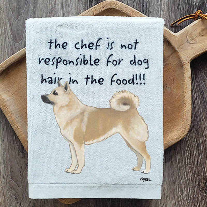 Norwegian Buhund Dish Towel