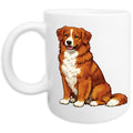 Nova Scotia Duck Tolling Retriever Watercolor - Ceramic Mug