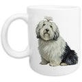 Old English Sheepdog Watercolor - Ceramic Mug