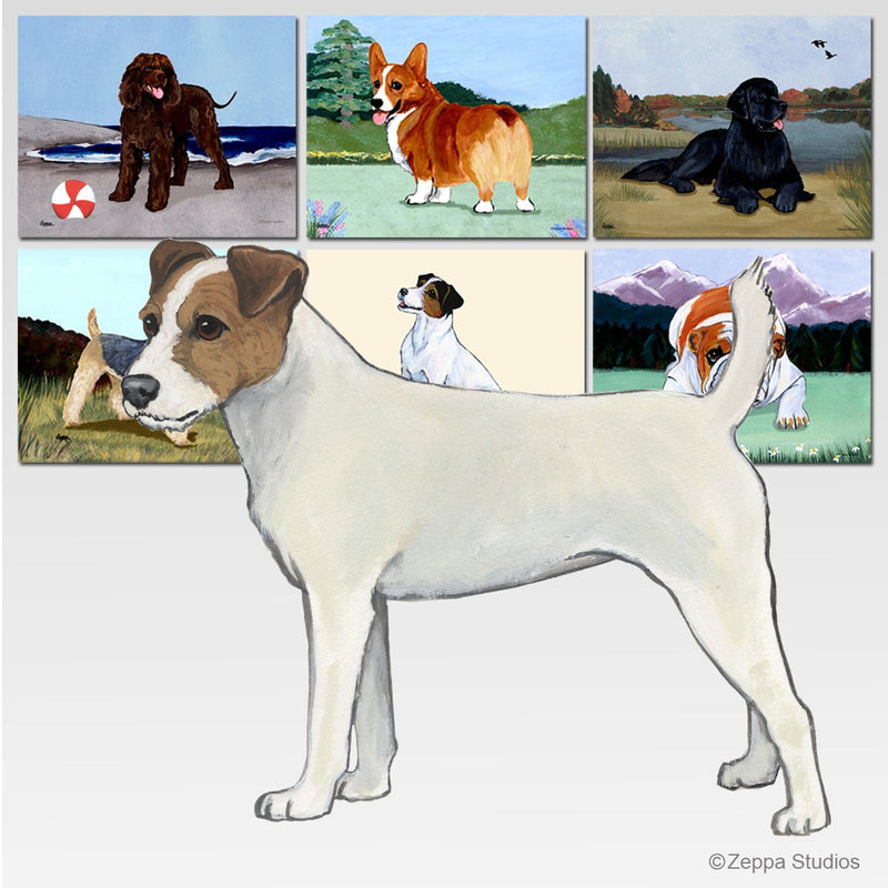 Parson Russell Terrier Scenic Cutting Board