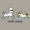 Poodle Jumping - Classic Long-Sleeve T-Shirt