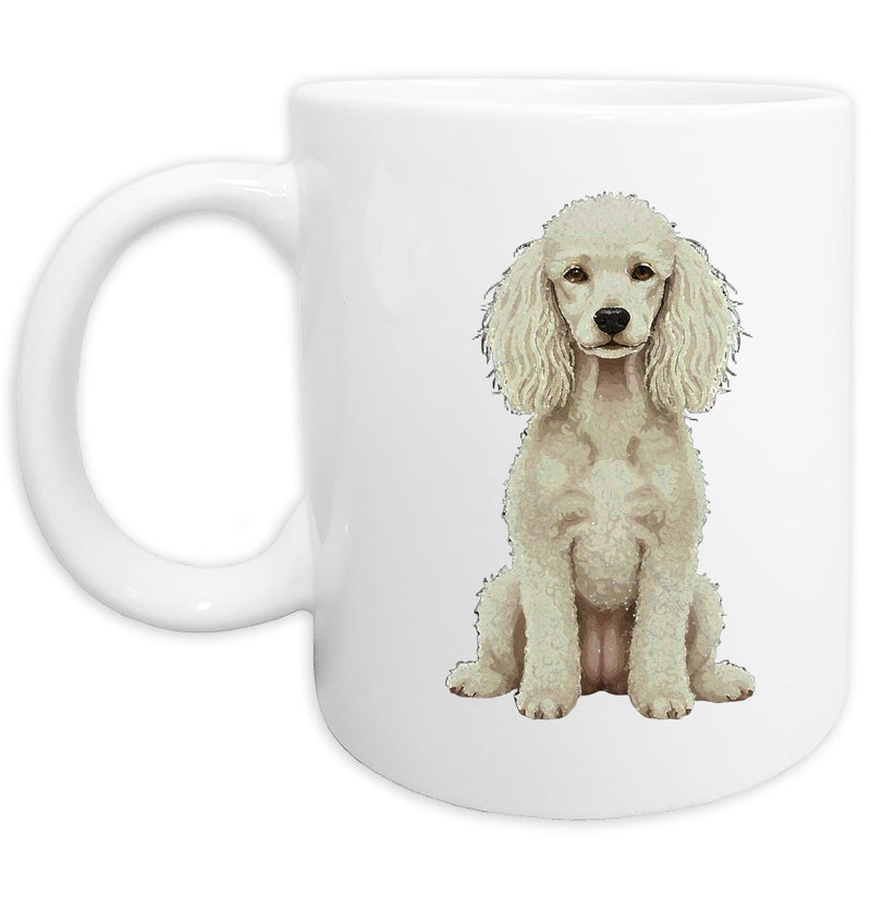 Poodle Watercolor - Ceramic Mug