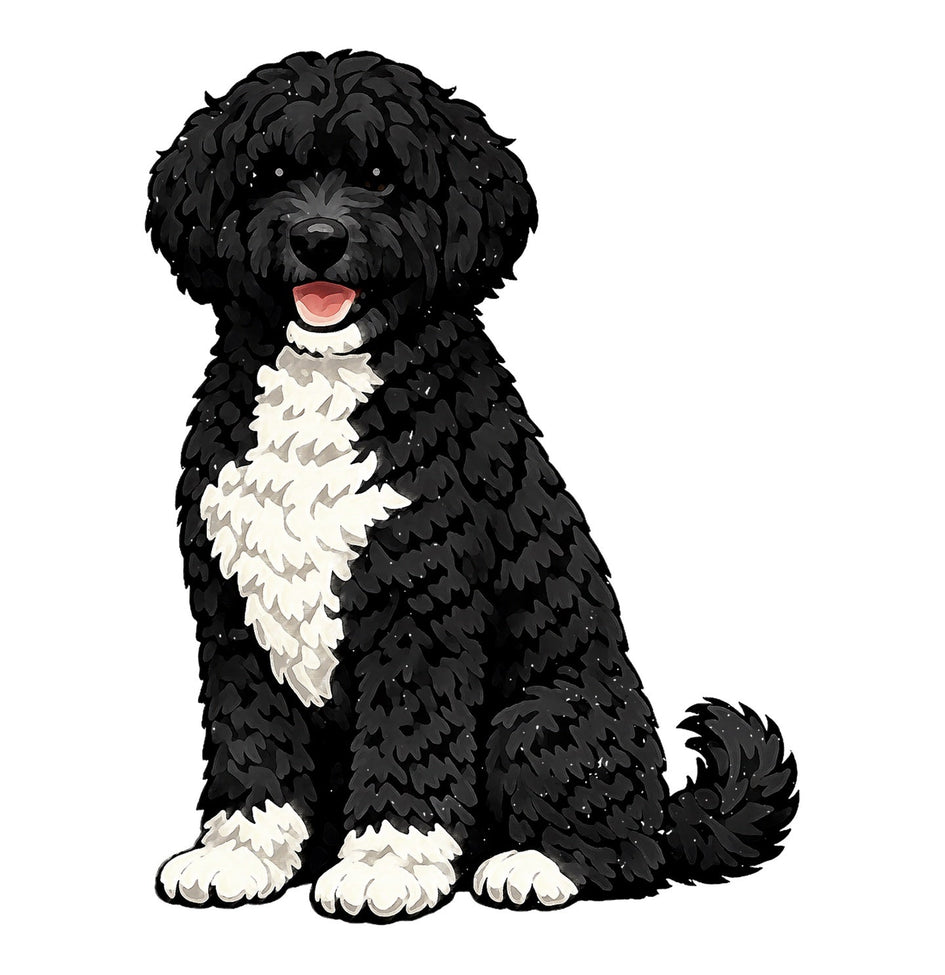 Portuguese Water Dog Watercolor - Ceramic Mug