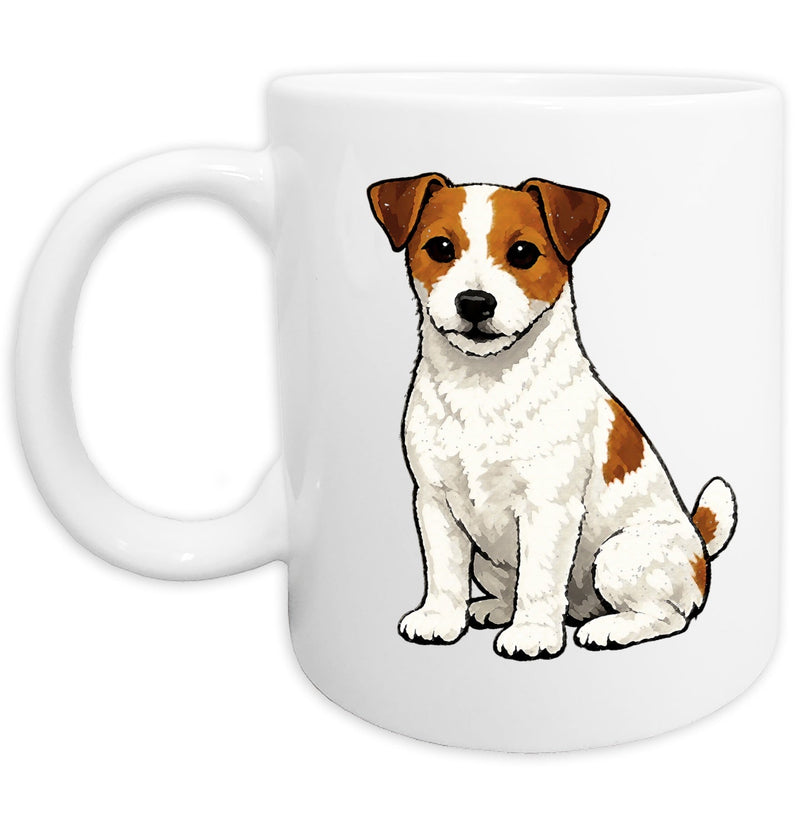Russell Terrier Watercolor - Ceramic Mug