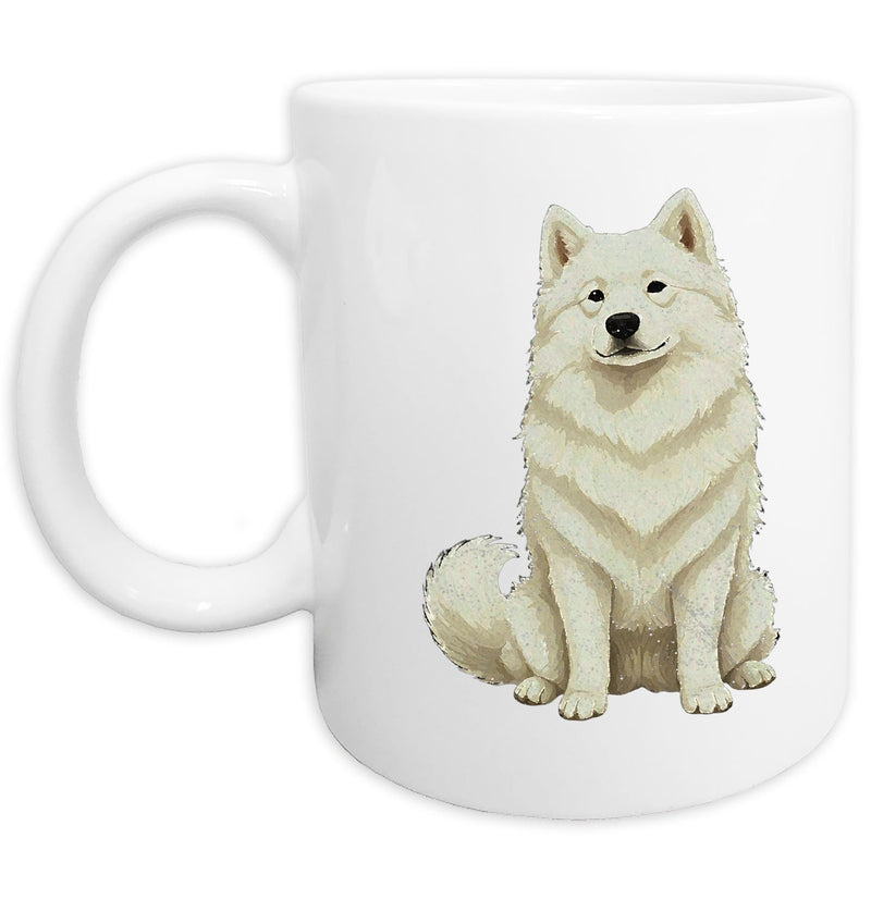 Samoyed Watercolor - Ceramic Mug