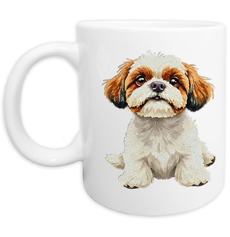 Shih Tzu Watercolor - Ceramic Mug