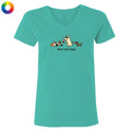 Short and Stout - Ladies T-Shirt V-Neck