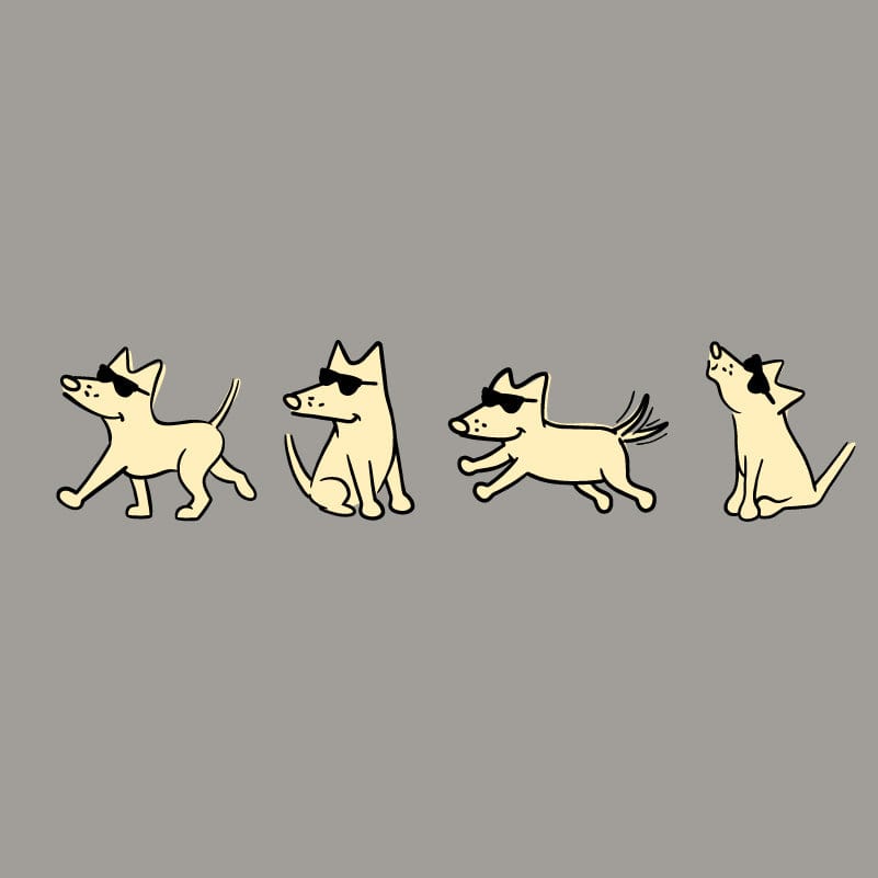 Sit Strut Run Howl - Classic Tee