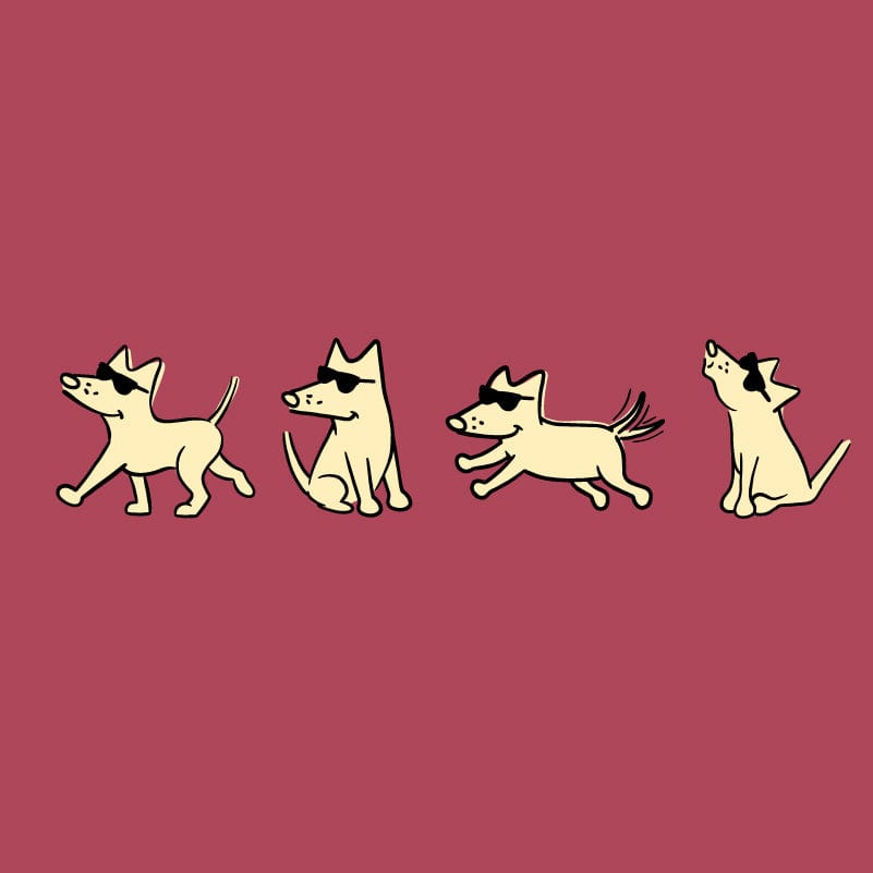 Sit Strut Run Howl - Lightweight Tee