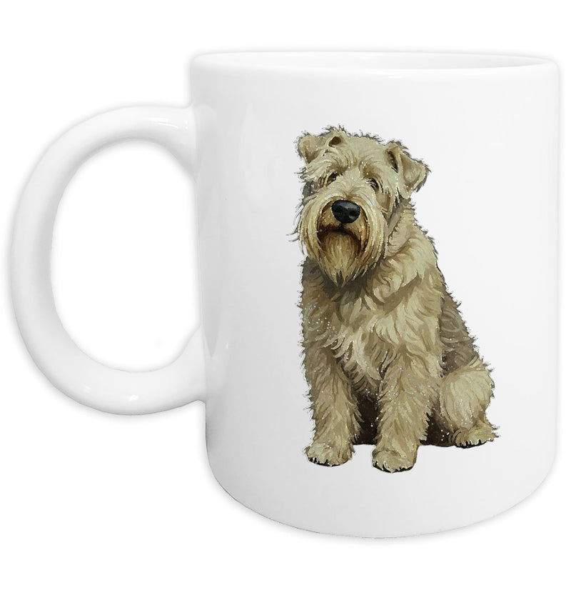 Soft Coated Wheaten Terrier Watercolor - Ceramic Mug