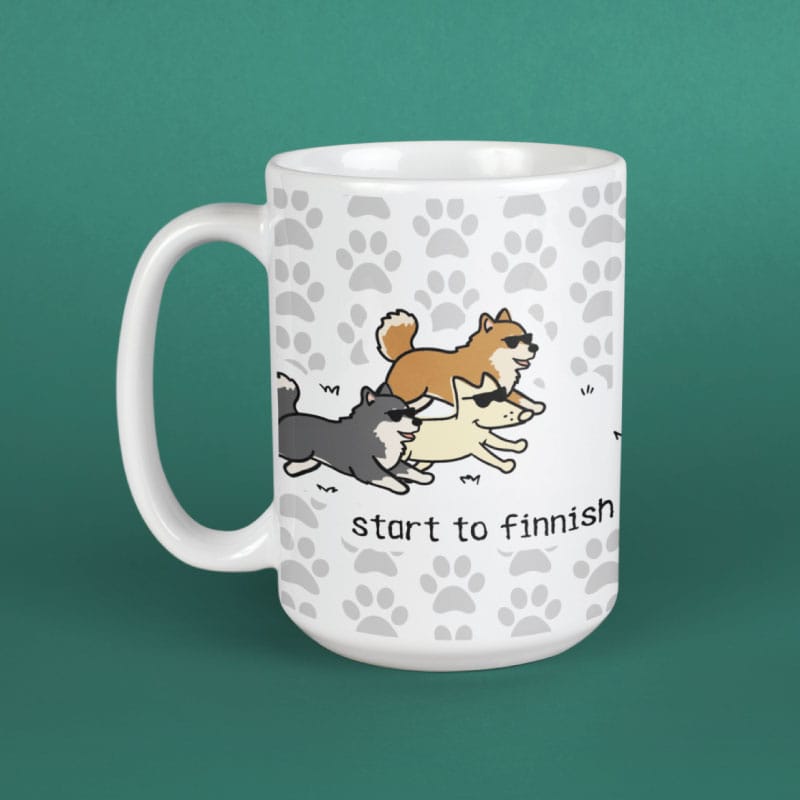 Start to Finnish - Large Coffee Mug