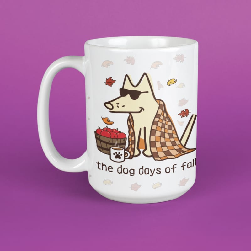 The Dog Days of Fall - Large Coffee Mug