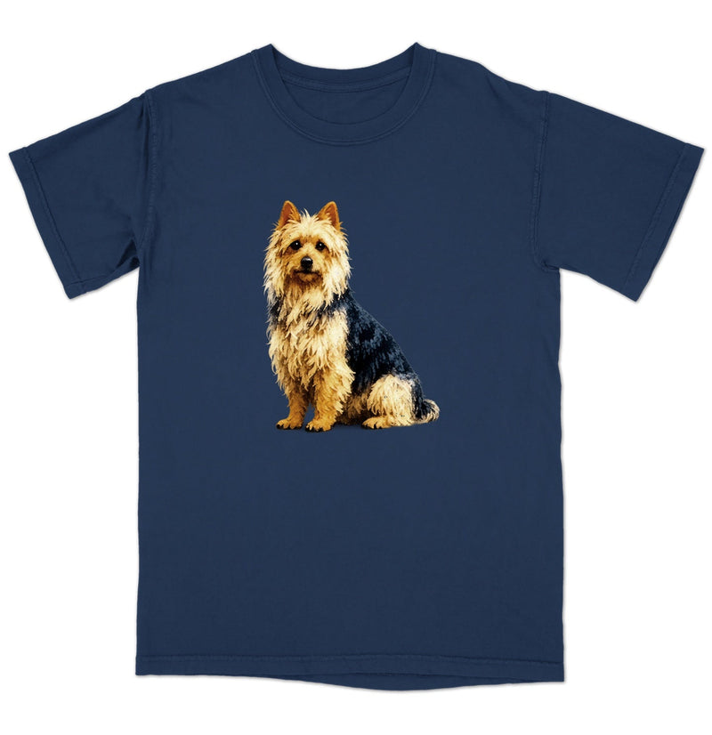 Watercolor Australian Terrier Adult Unisex T-Shirt