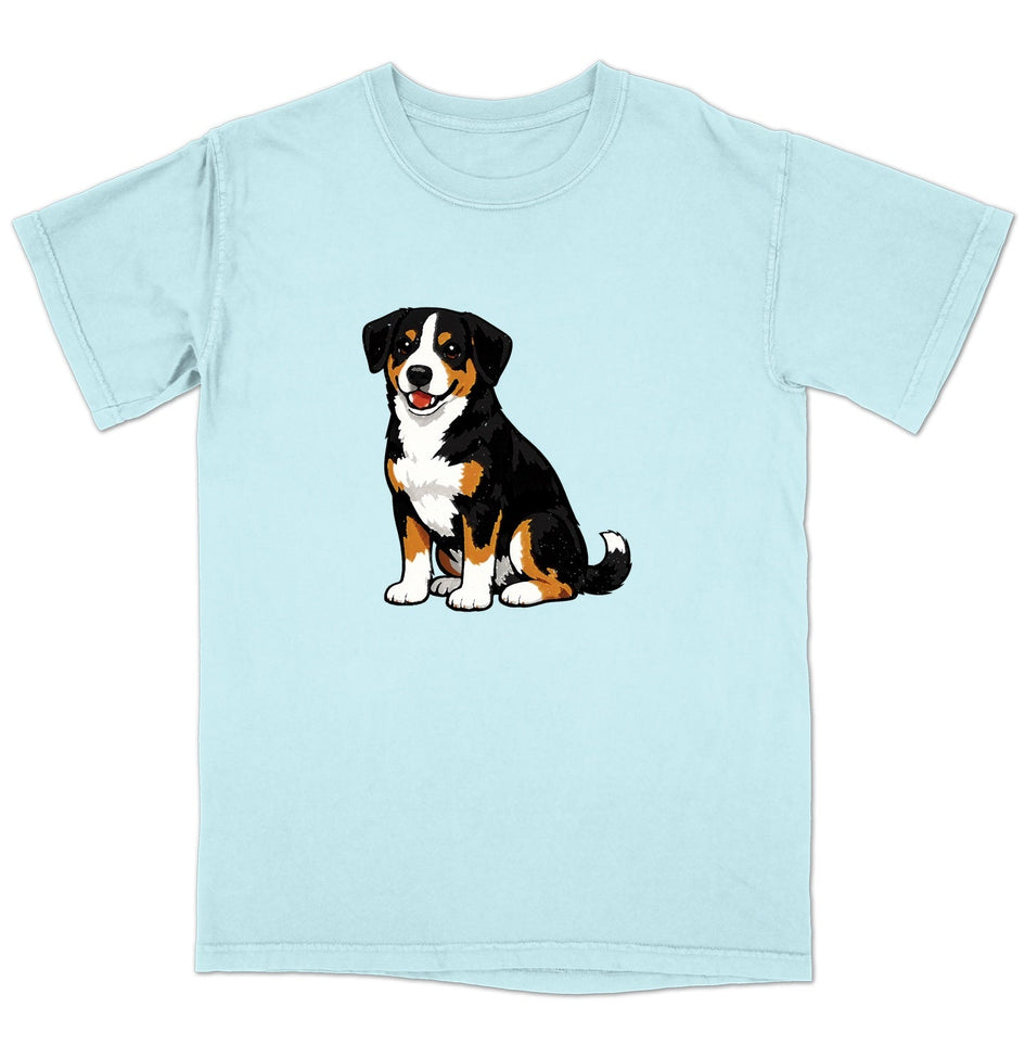 Watercolor Entlebucher Mountain Dog Adult Unisex T-Shirt