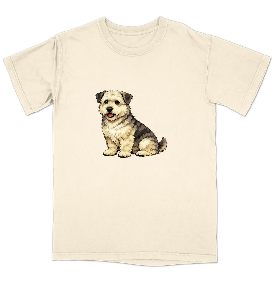 Watercolor Glen of Imaal Terrier Adult Unisex T-Shirt
