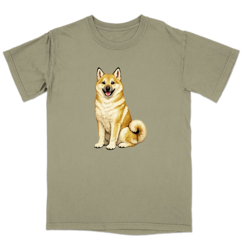 Watercolor Norwegian Buhund Adult Unisex T-Shirt