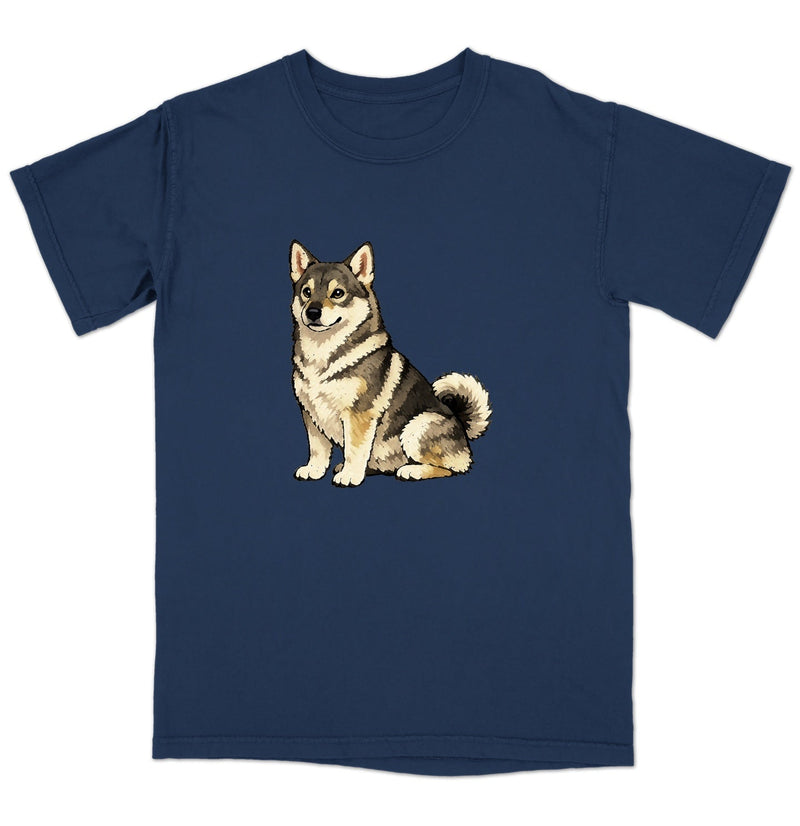 Watercolor Swedish Vallhund Adult Unisex T-Shirt