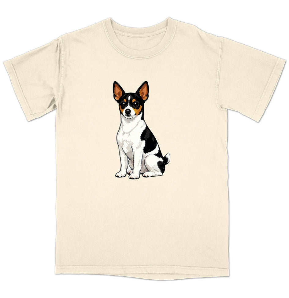 Watercolor Toy Fox Terrier Adult Unisex T-Shirt